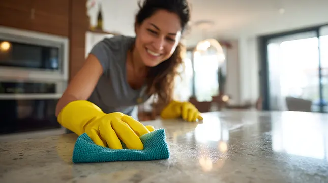 4. Clean thoroughly before unpacking